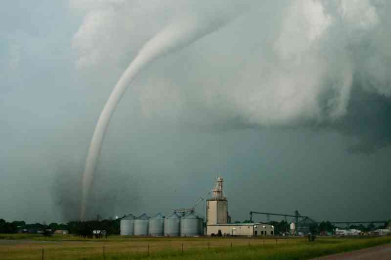 Un tornado en Alpena, Michigan